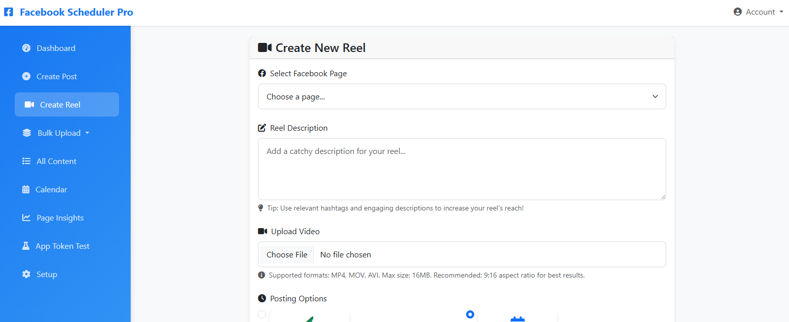 Video Reel Creation